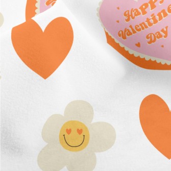 Valentine&#39;s Heart Cake Micro Fleece
