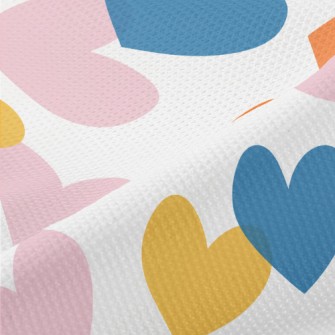 Colorful Cute Love Heart Piqué