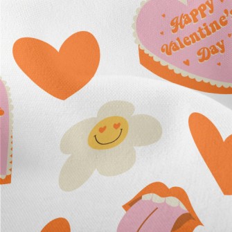 Valentine&#39;s Heart Cake Lightweight Performance Linen