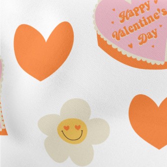 Valentine&#39;s Heart Cake Lightweight Cotton Poplin
