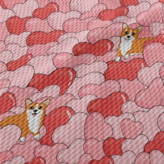 Full Of Love Corgi Birdseye Piqué
