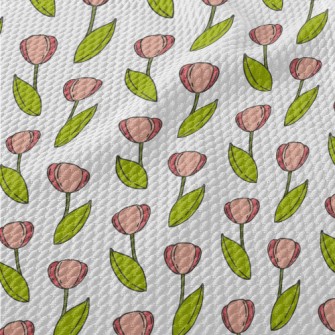 Mini Tulips Birdseye Piqué