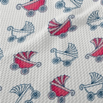 Two-color Baby Stroller Birdseye Piqué