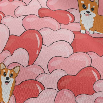 Full Of Love Corgi Chiffon