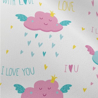 Clouds Love Raindrops Chiffon