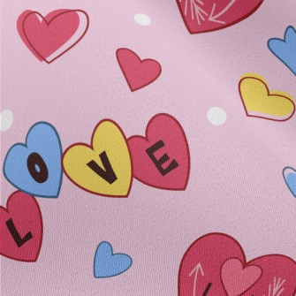 LOVE Little Heart Chiffon
