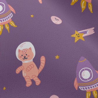 Rocket Space Cat Chiffon