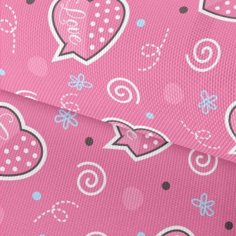 Love Dialogue Box Waterproof Oxford