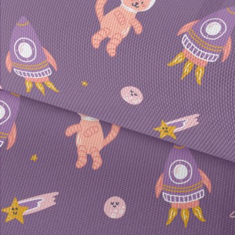 Rocket Space Cat Waterproof Oxford