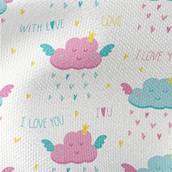 Clouds Love Raindrops Waterproof Canvas
