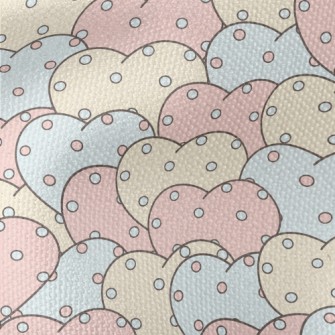 Dots Of Love Waterproof Canvas