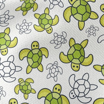 Cute Turtle Waterproof Canvas