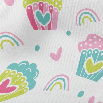 Colorful Heart Cake Terry