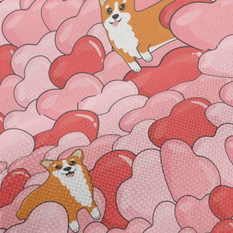 Full Of Love Corgi Performance Linen
