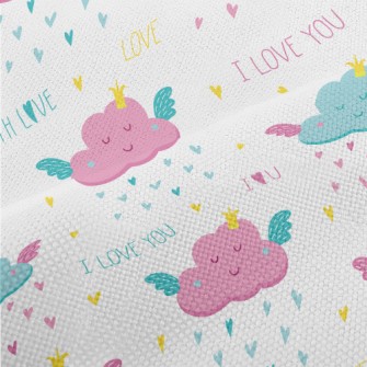 Clouds Love Raindrops Performance Linen