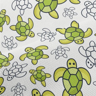 Cute Turtle Performance Linen