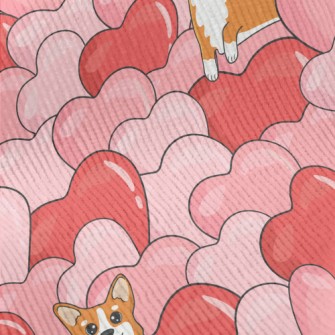 Full Of Love Corgi Standard Corduroy