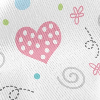 Dot Love Lines Standard Corduroy