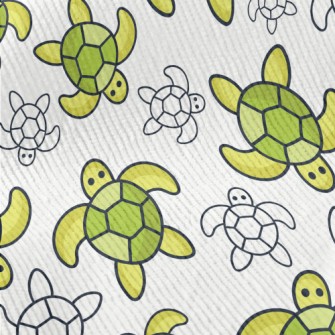 Cute Turtle Standard Corduroy