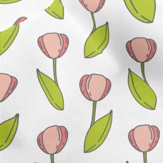 Mini Tulips Micro Fleece