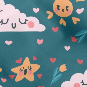 Shy Cloud Star Micro Fleece