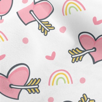 Heart Shot With One Arrow Micro Fleece