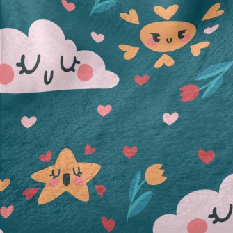 Shy Cloud Star Minky