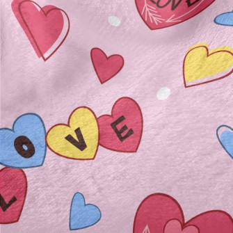 LOVE Little Heart Minky