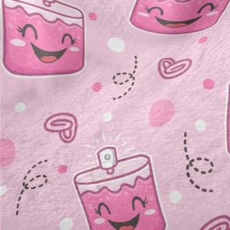 Cute Smiley Face Perfume Minky