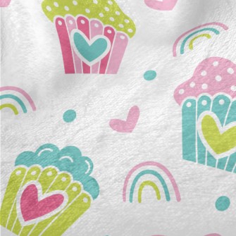 Colorful Heart Cake Minky