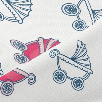 Two-color Baby Stroller Piqué