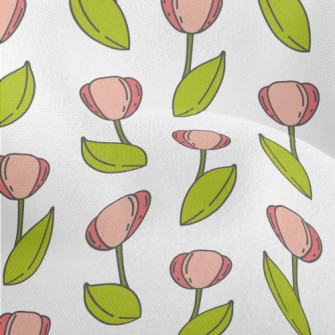 Mini Tulips Lightweight Performance Linen