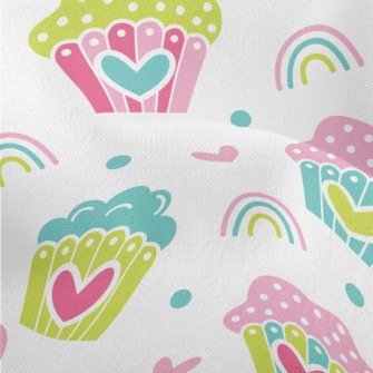 Colorful Heart Cake Lightweight Performance Linen