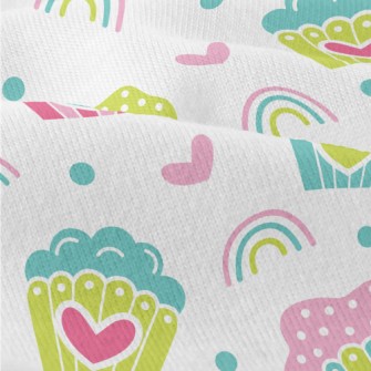 Colorful Heart Cake Modern Jersey