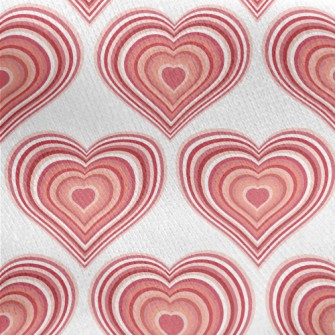Psychedelic Gradient Love Jersey Backed Fleece