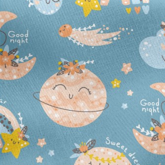 Fantasy Anthropomorphic Landsc Jersey Backed Fleece