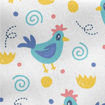 Watery Big Eyed Cock Jersey Backed Fleece