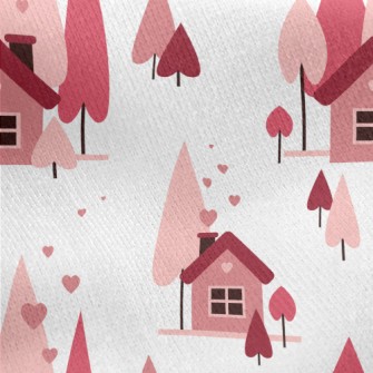 Warm And Loving House Jersey Backed Fleece