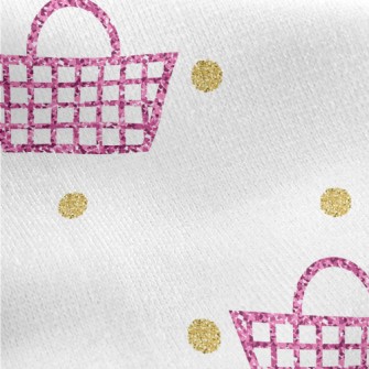 Shiny Shopping Bag Jersey Backed Fleece