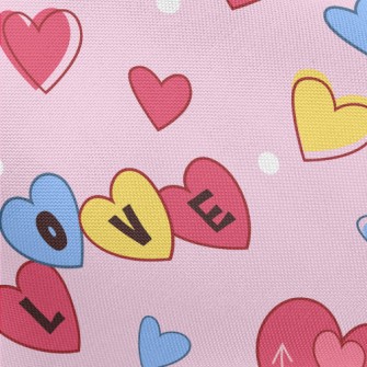 LOVE Little Heart Pongee