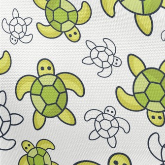 Cute Turtle Pongee