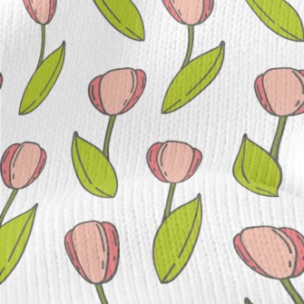 Mini Tulips Stretch Jersey