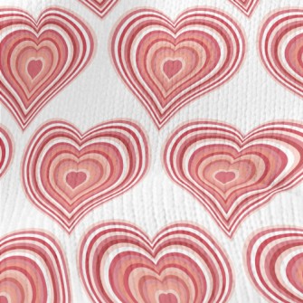 Psychedelic Gradient Love Stretch Jersey