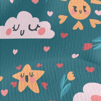 Shy Cloud Star Stretch Jersey
