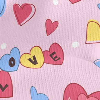 LOVE Little Heart Stretch Jersey