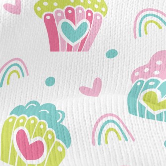 Colorful Heart Cake Stretch Jersey