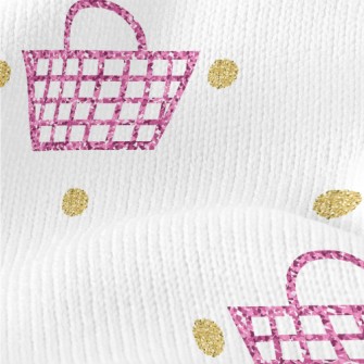 Shiny Shopping Bag Stretch Jersey