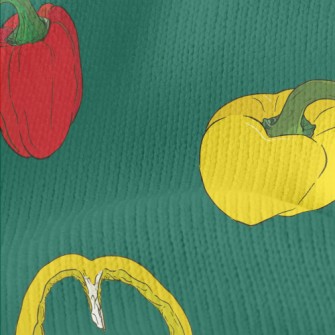 Delicious Red And Yellow Bell  Stretch Jersey