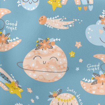 Fantasy Anthropomorphic Landsc Lightweight Cotton Poplin