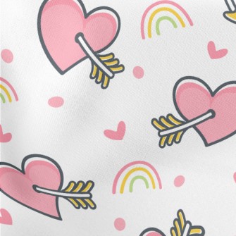 Heart Shot With One Arrow Lightweight Cotton Poplin